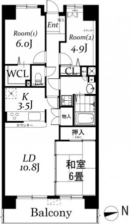 白井ロジュマンの物件間取画像